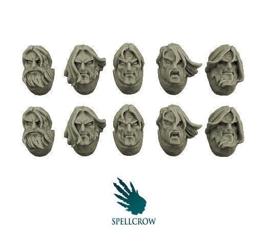 Space Knights Heads with Long Hair - Gap Games