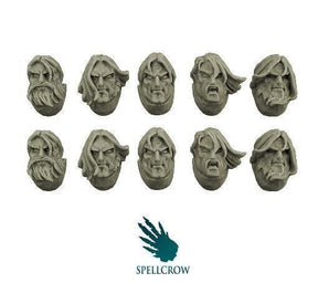 Space Knights Heads with Long Hair - Gap Games