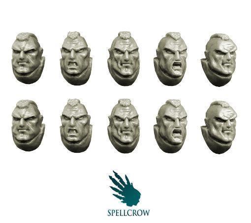 Space Knights Marines Heads - Gap Games