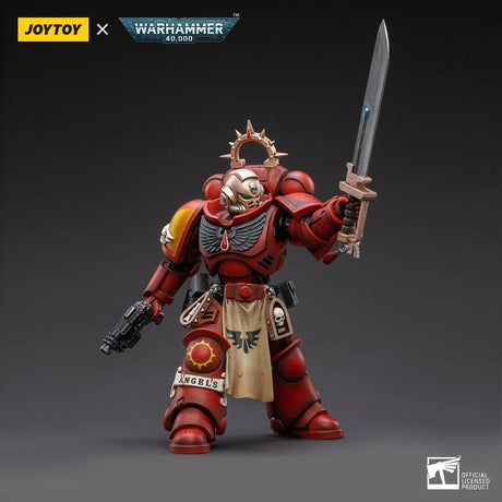 Space Marine Miniatures: 1/18 Scale Blood Angels Primaris Lieutenant Tolmeron - Gap Games