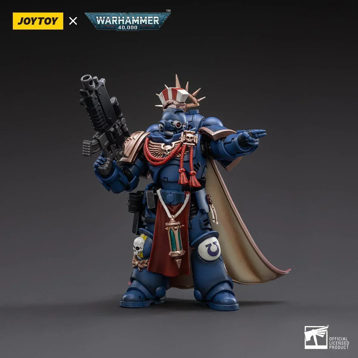 Space Marine Miniatures: 1/18 Scale Ultramarines Primaris Captain Sidonicus - Gap Games