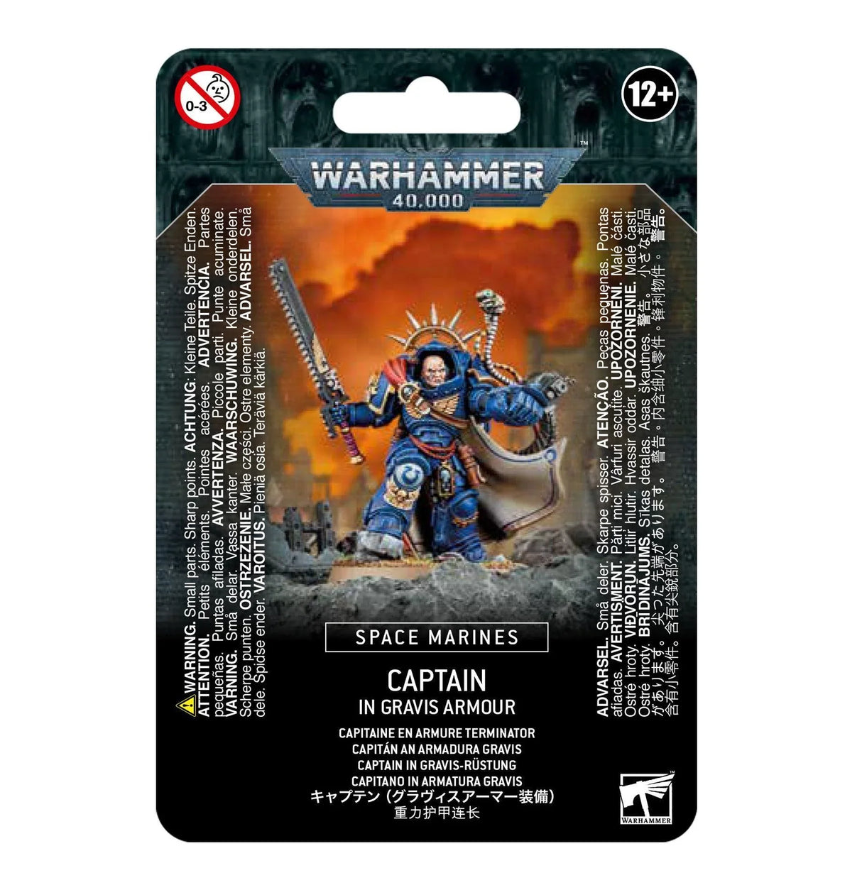 Space Marines: Captain in Gravis Armour - Gap Games