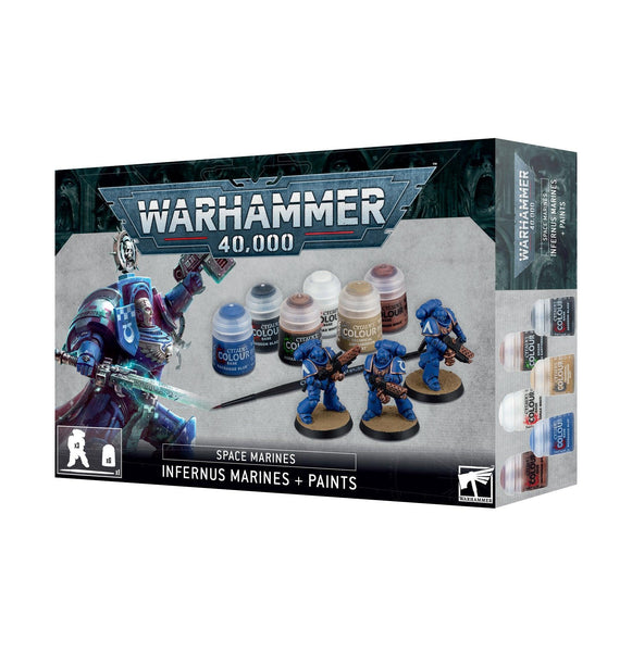 Space Marines: Infernus Marines + Paints Set - Gap Games