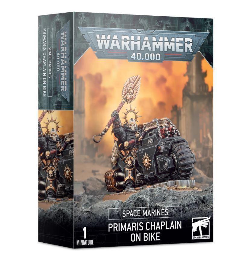 Space Marines: Primaris Chaplain on Bike - Gap Games