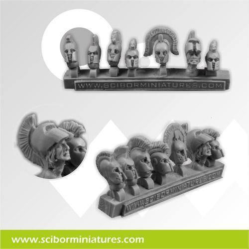 Spartan Heads set#2 (8) - Gap Games