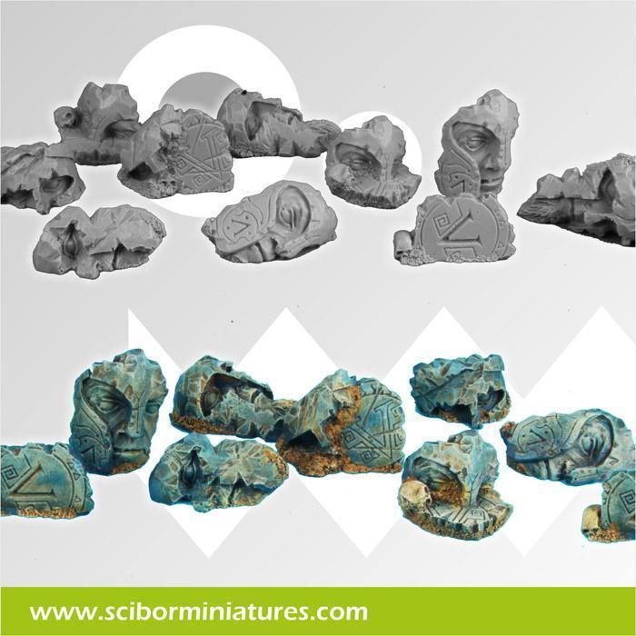 Spartan Ruins Basing Kit # 2 (10) - Gap Games