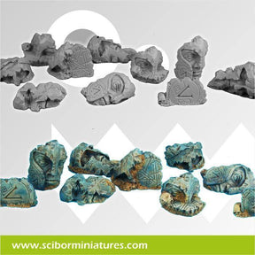 Spartan Ruins Basing Kit # 2 (10) - Gap Games