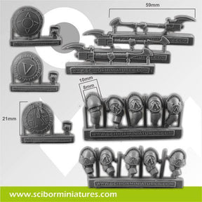 Spartan SF Weapons + Arms set (16) - Gap Games