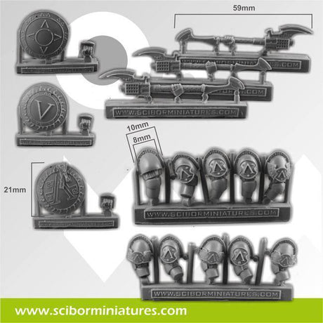 Spartan SF Weapons + Arms set (16) - Gap Games