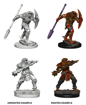 D&D Nolzurs Marvelous Unpainted Miniatures Dragonborn Male Fighter with Spear