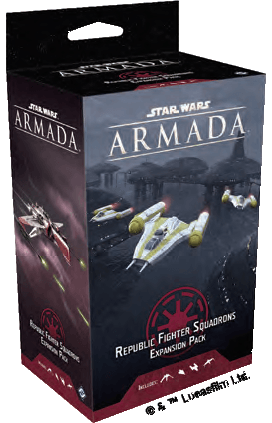 Star Wars Armada Republic Fighter Squadrons Expansion Pack - Gap Games
