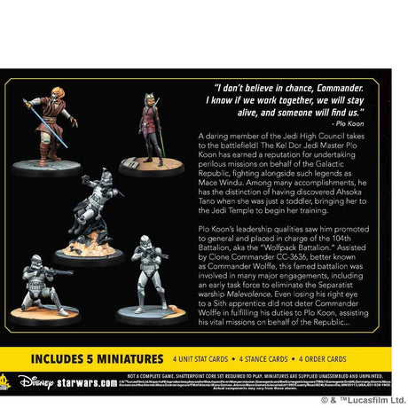 Star Wars: Shatterpoint - Lead by Example Squad Pack - Gap Games