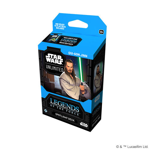 Star Wars Unlimited - Qui-gon Jinn - Legends of the Force Spotlight Deck Display - Pre-Order