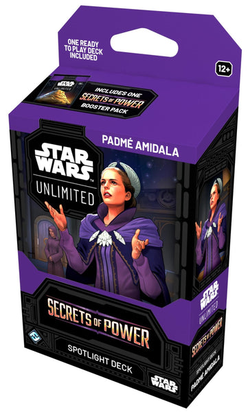 Star Wars Unlimited - Secrets of Power Spotlight Deck Display -  Padmé Amidala
