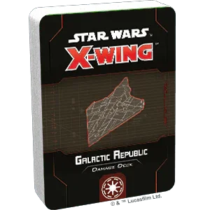 Star Wars X-Wing 2nd Edition Galactic Republic Damage Deck - Gap Games