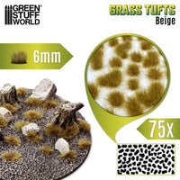 GREEN STUFF WORLD Static Grass Tufts 6 mm - Beige