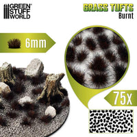GREEN STUFF WORLD Static Grass Tufts 6 mm - Burnt Brown