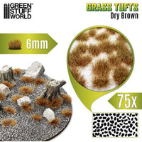 GREEN STUFF WORLD Grass TUFTs XXL 6mm - DRY BROWN