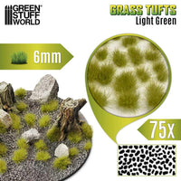 GREEN STUFF WORLD Static Grass Tufts 6 mm - Light Green