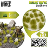 GREEN STUFF WORLD Static Grass Tufts 6 mm - Light Green