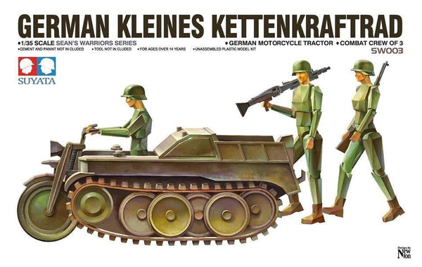 Suyata German Kleines Kettenkraftrad Plastic Model Kit - Gap Games