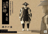Suyata Sannshirou From The Sengoku - Ashigaru With Black Armor Plastic Model Kit - Gap Games
