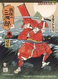 Suyata Sannshirou From The Sengoku - Kumigasira With Red Armor Plastic Model Kit - Gap Games