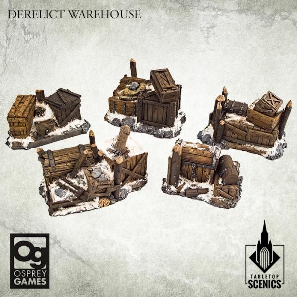 TABLETOP SCENICS Derelict Warehouse (Frostgrave) (5) - Gap Games
