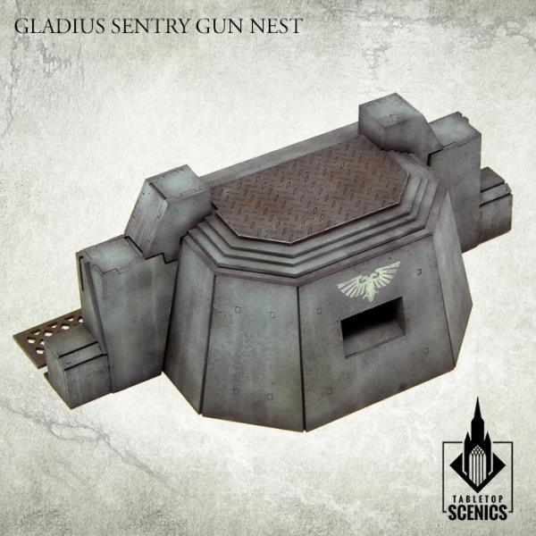 TABLETOP SCENICS Gladius Sentry Gun Nest - Gap Games