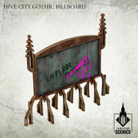 TABLETOP SCENICS Hive City Gothic Billboards - Gap Games