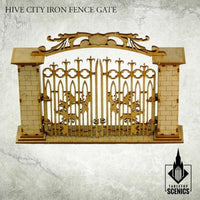 TABLETOP SCENICS Hive City Iron Fence Gate - Gap Games