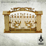 TABLETOP SCENICS Hive City Iron Fence Gate - Gap Games