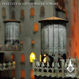 TABLETOP SCENICS Hive City Rooftop Water Towers - Gap Games
