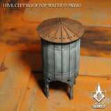 TABLETOP SCENICS Hive City Rooftop Water Towers - Gap Games