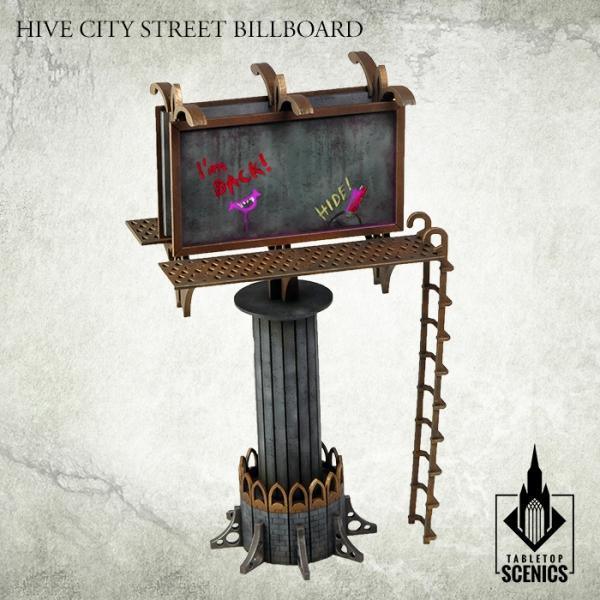 TABLETOP SCENICS Hive City Street Billboard - Gap Games