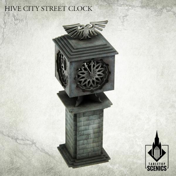 TABLETOP SCENICS Hive City Street Clock - Gap Games