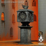 TABLETOP SCENICS Hive City Street Clock - Gap Games
