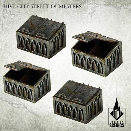 TABLETOP SCENICS Hive City Street Dumpsters - Gap Games