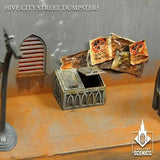 TABLETOP SCENICS Hive City Street Dumpsters - Gap Games
