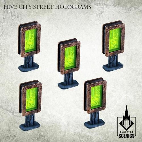 TABLETOP SCENICS Hive City Street Holograms - Gap Games