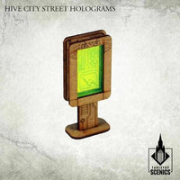 TABLETOP SCENICS Hive City Street Holograms - Gap Games
