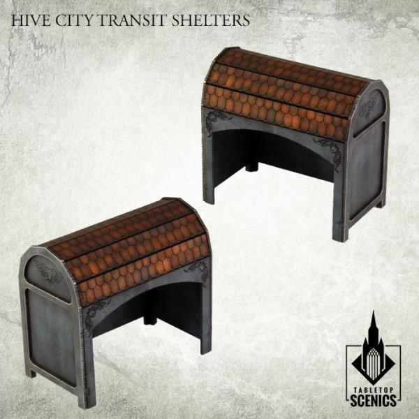 TABLETOP SCENICS Hive City Transit Shelters - Gap Games