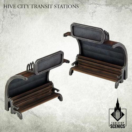 TABLETOP SCENICS Hive City Transit Stations - Gap Games