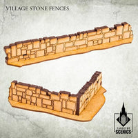 TABLETOP SCENICS Hospodars: Fantasy Dwarven Terrain - Village Stones Fences - Gap Games