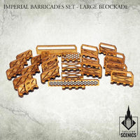 TABLETOP SCENICS Imperial Barricade Set - Large Blockade - Gap Games