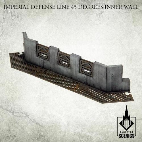 TABLETOP SCENICS Imperial Defense Line: 45° Inner Wall - Gap Games
