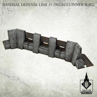 TABLETOP SCENICS Imperial Defense Line: 45° Inner Wall - Gap Games