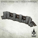 TABLETOP SCENICS Imperial Defense Line: 45° Inner Wall - Gap Games