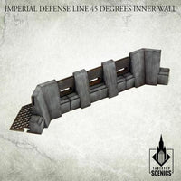 TABLETOP SCENICS Imperial Defense Line: 45° Inner Wall - Gap Games