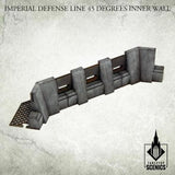 TABLETOP SCENICS Imperial Defense Line: 45° Inner Wall - Gap Games